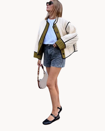 A Vintage Style Jacket with Delicate Timeless Details