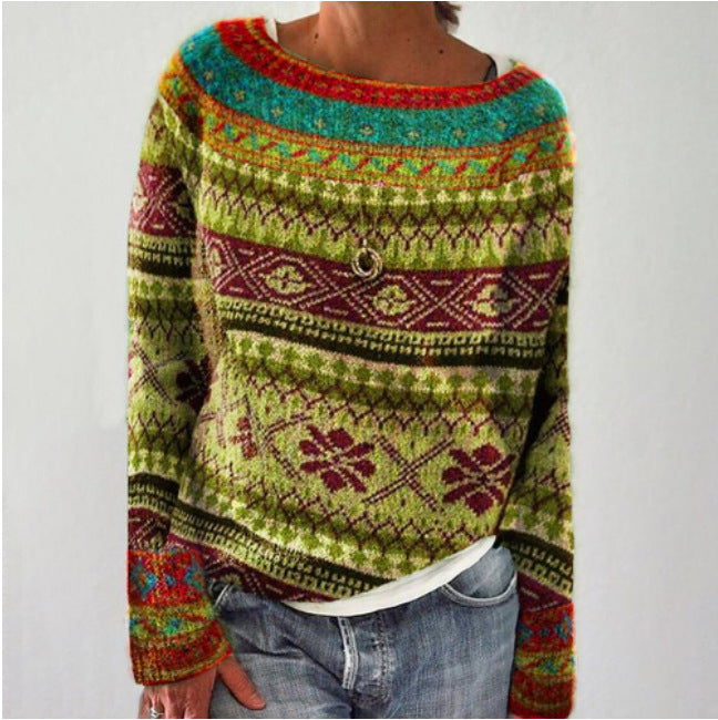 A Vintage Style Sweater with Delicate Timeless Details