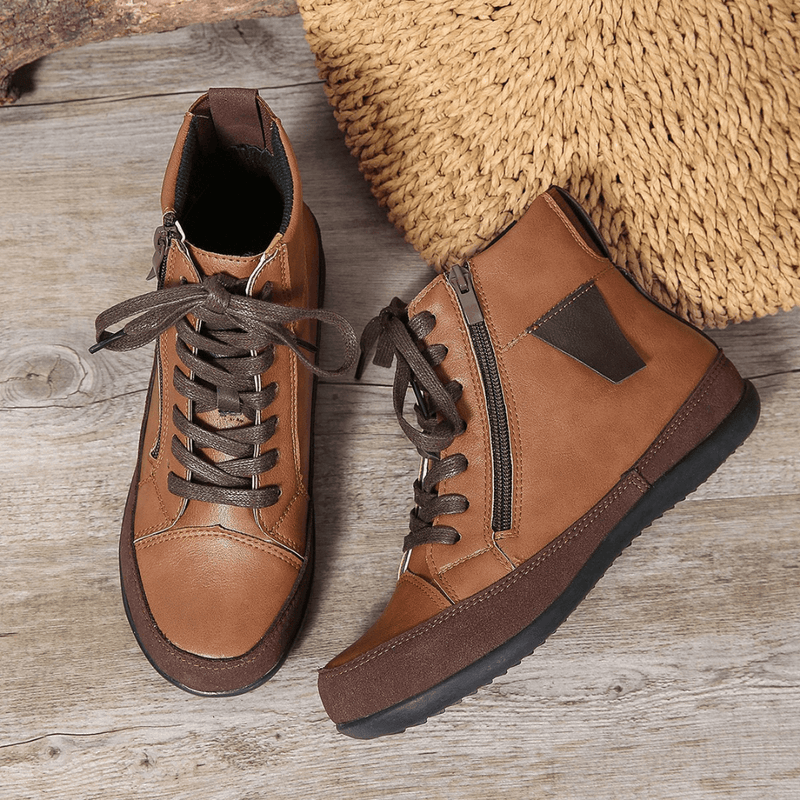 Chic Orthopedic Boots with Unique Design
