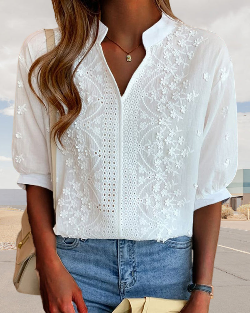 Vintage Inspired Blouse with a Contemporary Edge