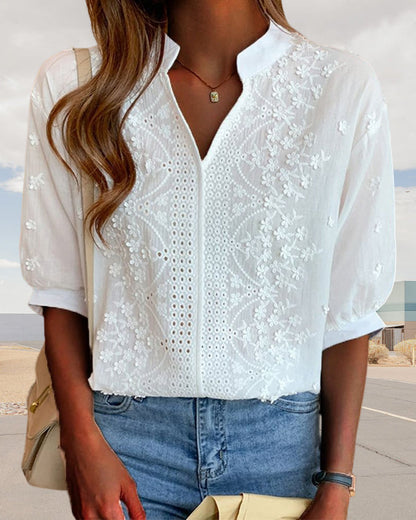 Vintage Inspired Blouse with a Contemporary Edge