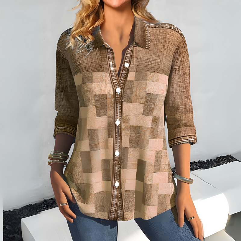 Well Tailored Blouse with a Graceful Silhouette