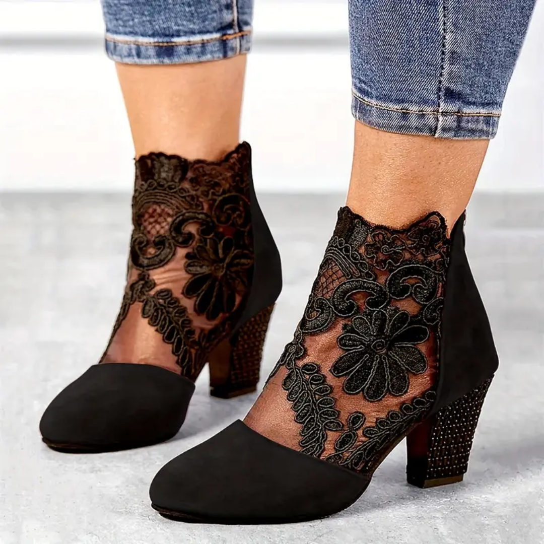 Vintage Inspired Orthopedic Pumps