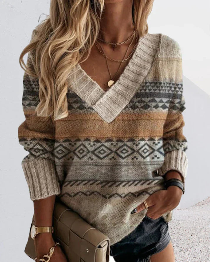 Vintage Inspired Sweater with a Contemporary Edge