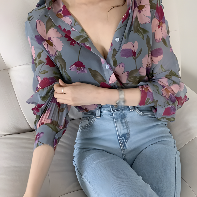 Vintage Inspired Blouse with a Contemporary Edge