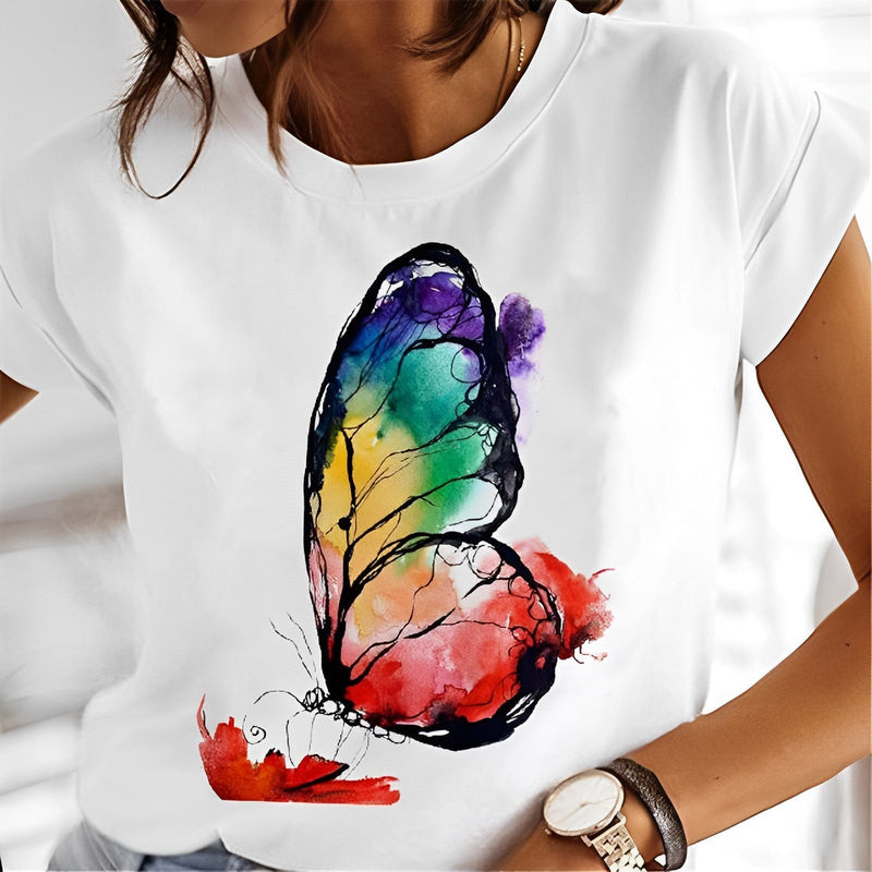 Well Tailored T-Shirt with a Graceful Silhouette