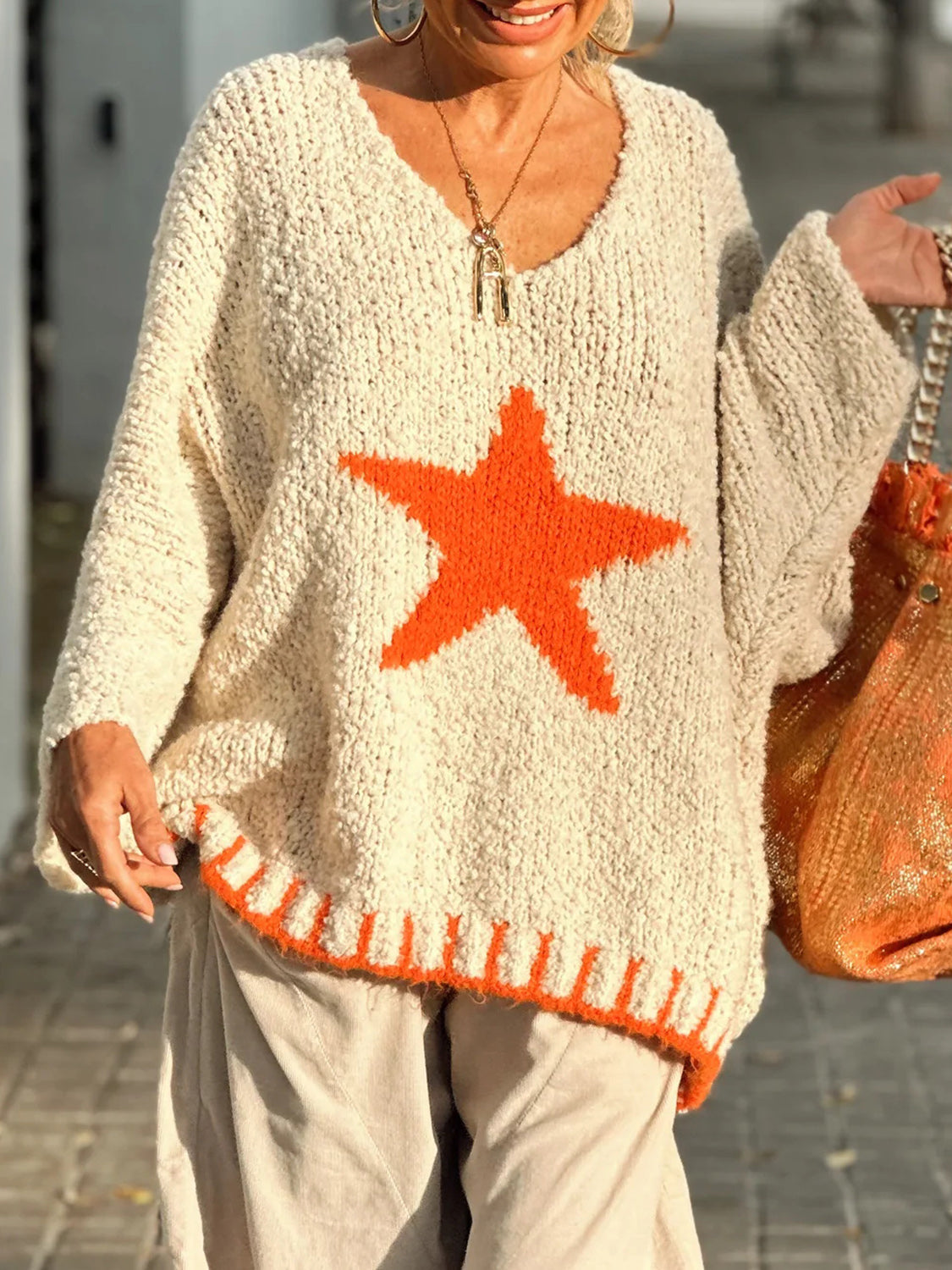 Classic Vintage Sweater with a Flattering Fit