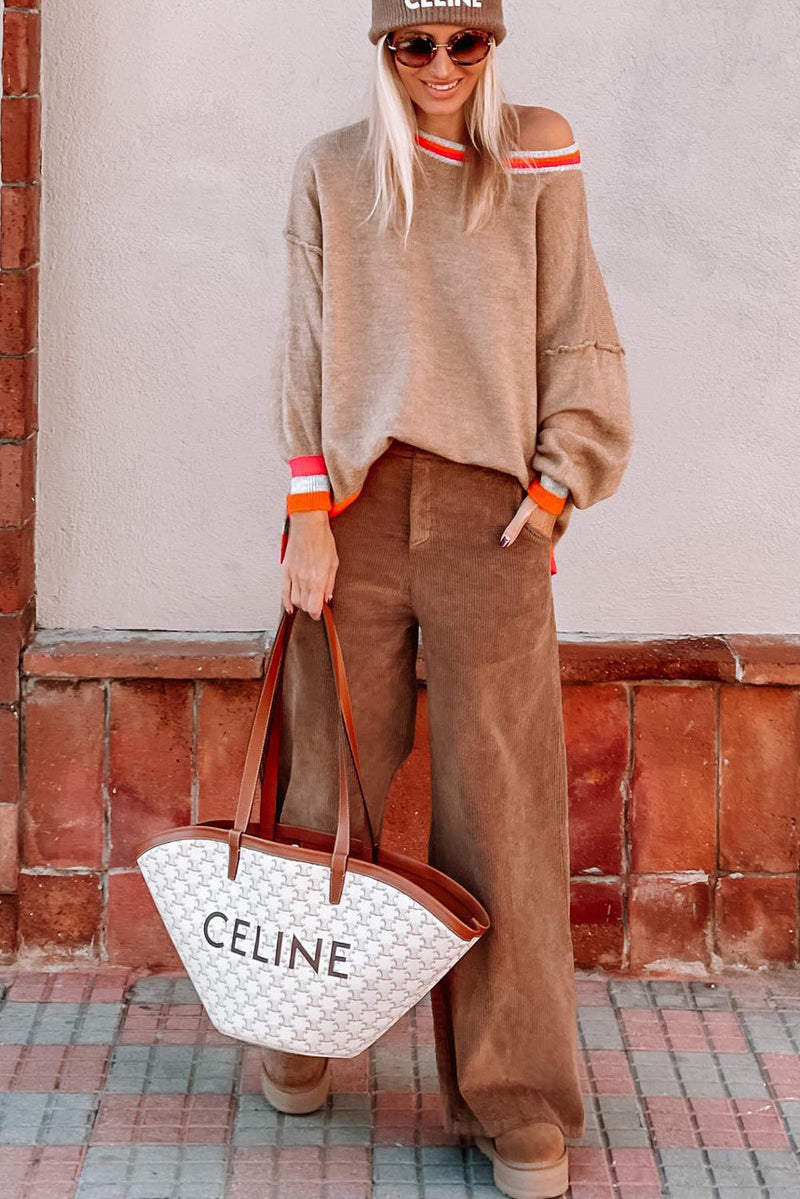 A Vintage Style Sweater with Delicate Timeless Details