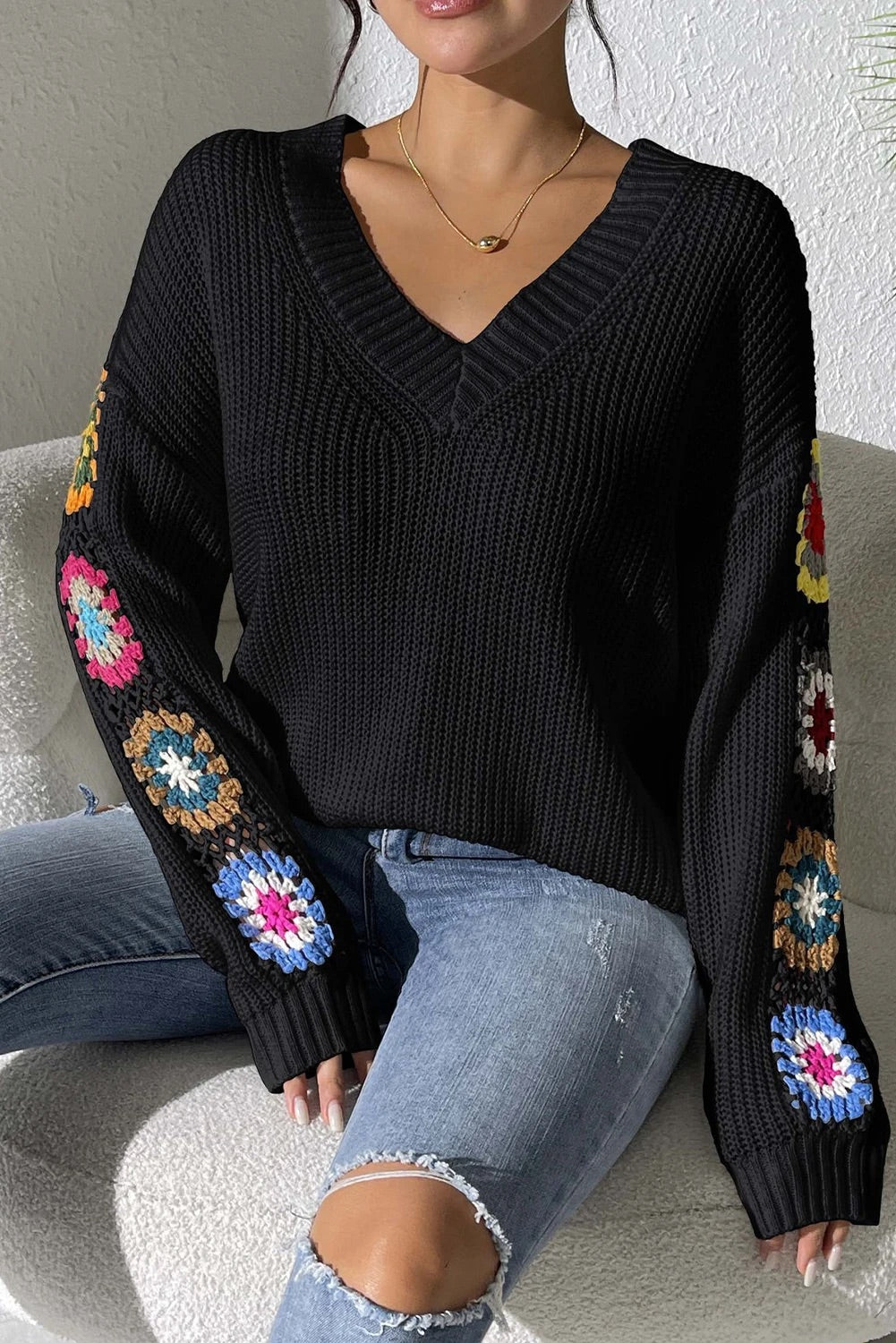 Vintage Inspired Sweater with a Contemporary Edge
