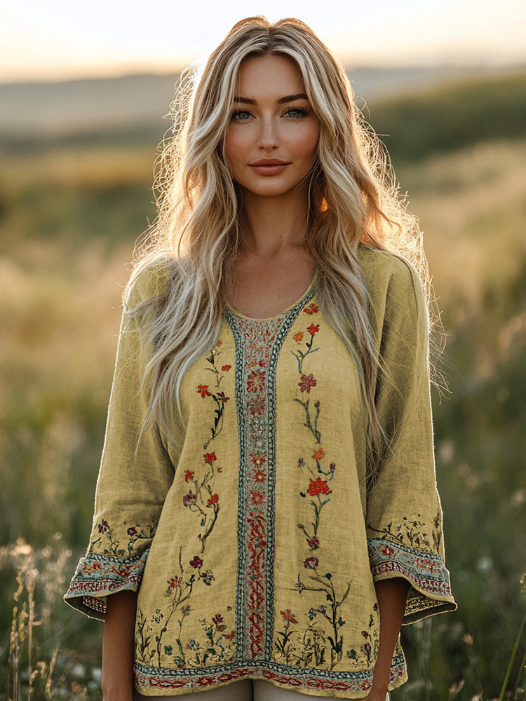 Sulokkaasti suunniteltu Pusero