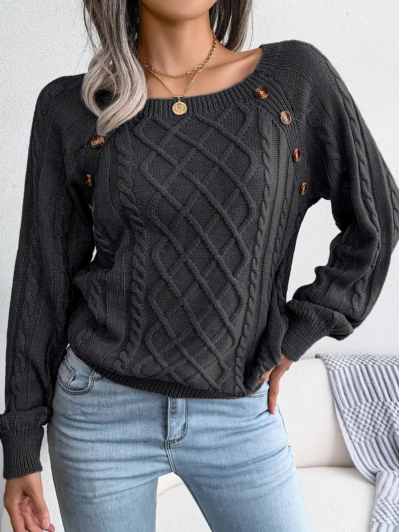 Vintage Inspired Sweater with a Contemporary Edge