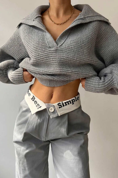 Klassisesti suunniteltu Villapaita