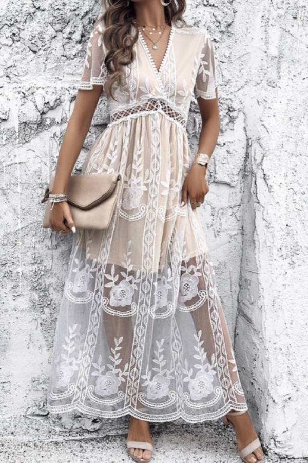 A Vintage Style Dress with Delicate Timeless Details