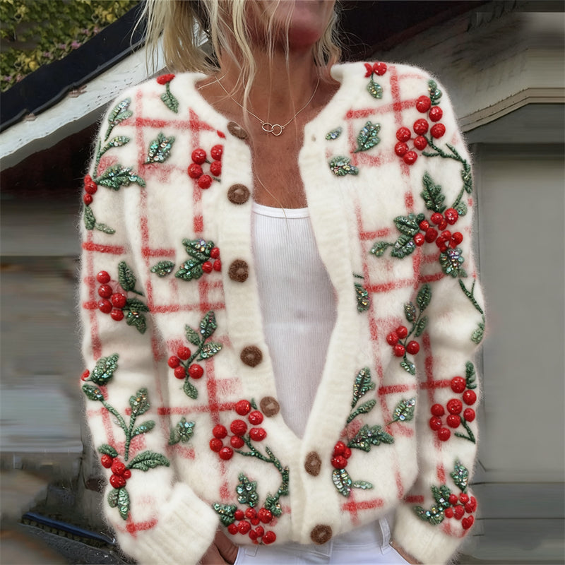 Harkitusti suunniteltu Neuletakki