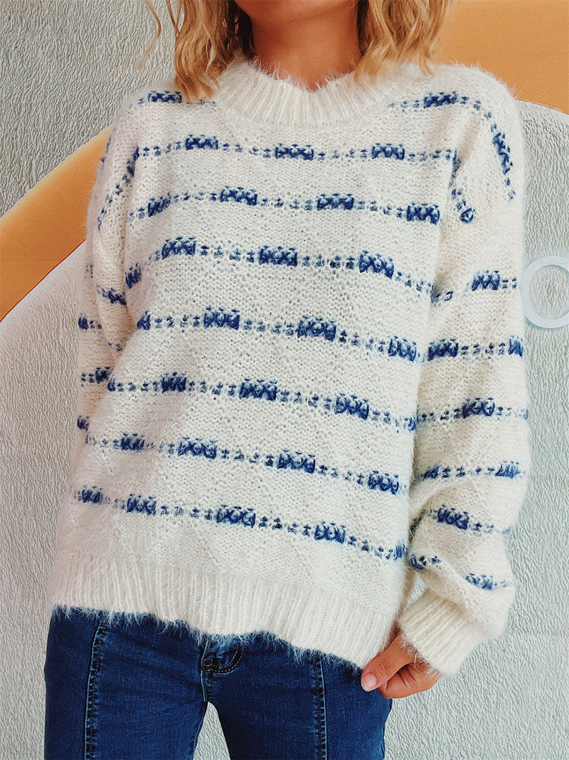 A Vintage Style Sweater with Delicate Timeless Details
