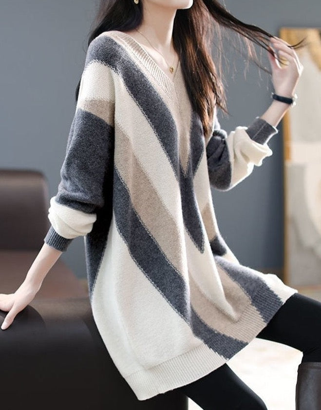 Vintage Inspired Sweater with a Contemporary Edge