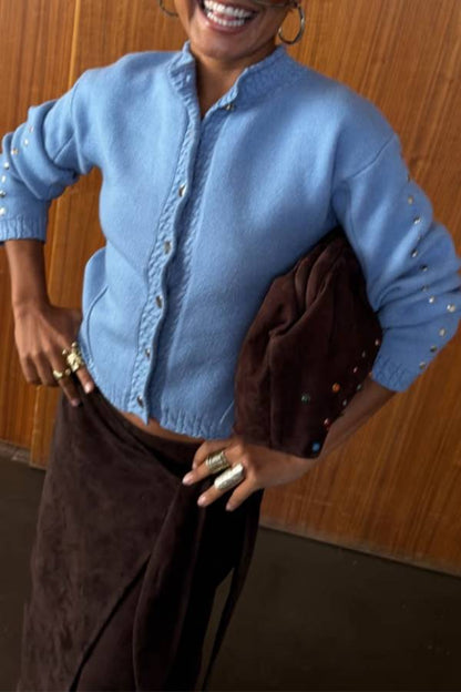 Classic Vintage Cardigan with a Flattering Fit