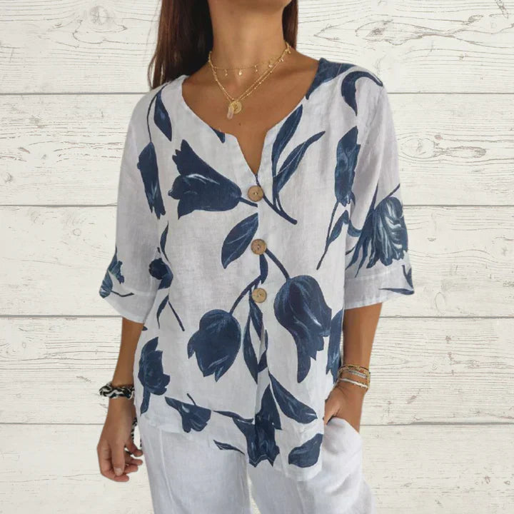 Vintage Inspired Blouse with a Contemporary Edge