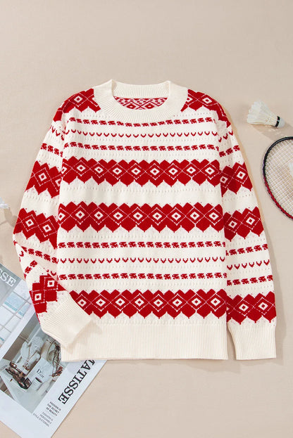 Well Tailored Pullover with a Graceful Silhouette