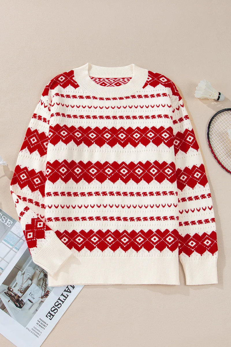 Well Tailored Pullover with a Graceful Silhouette