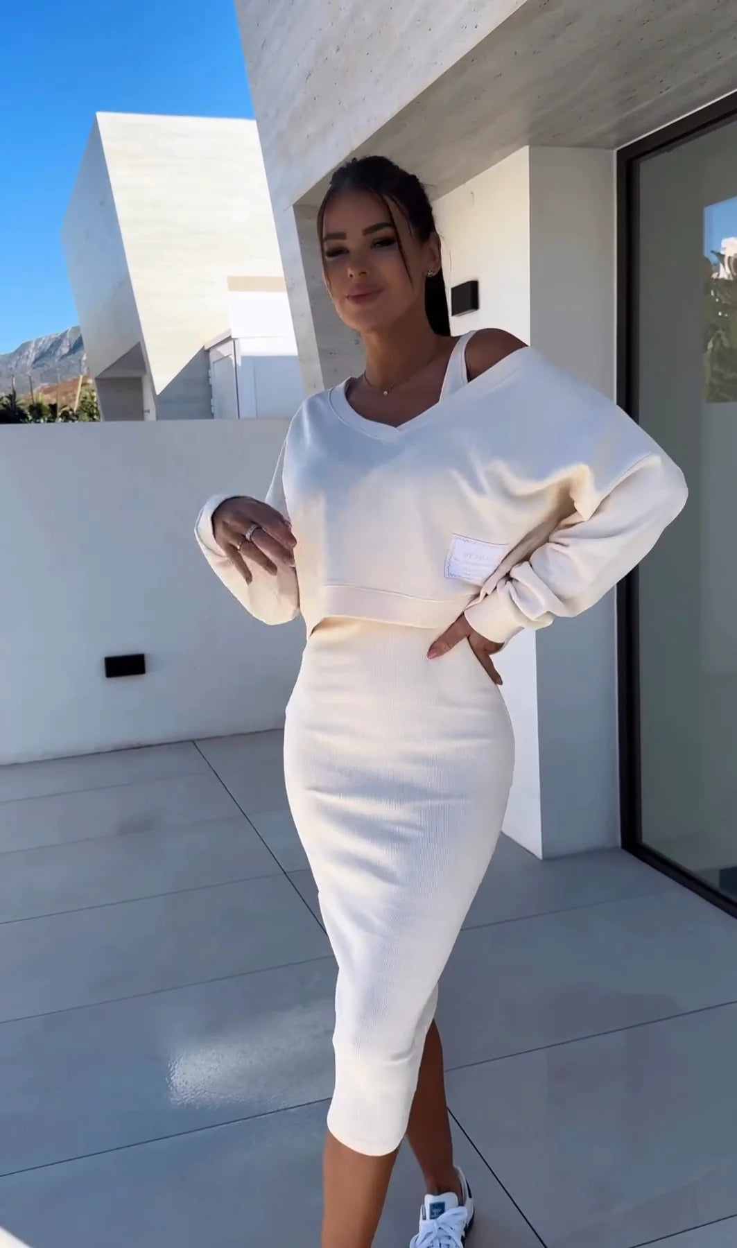 Elegantisti suunniteltu Villapaita