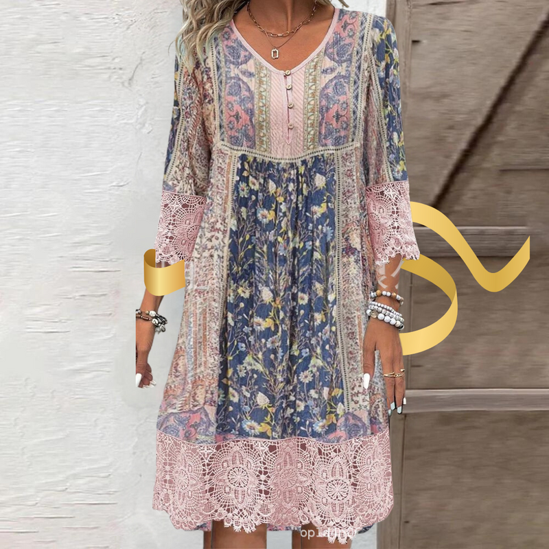 A Vintage Style Dress with Delicate Timeless Details