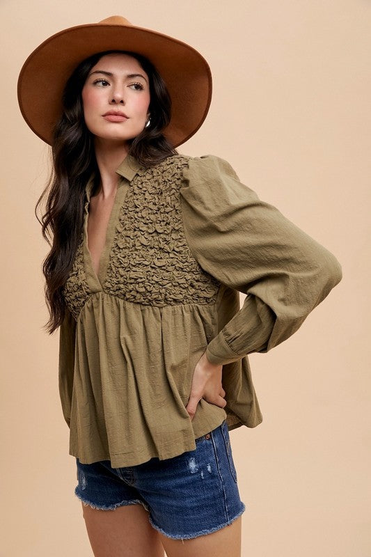 Vintage Inspired Blouse with a Contemporary Edge