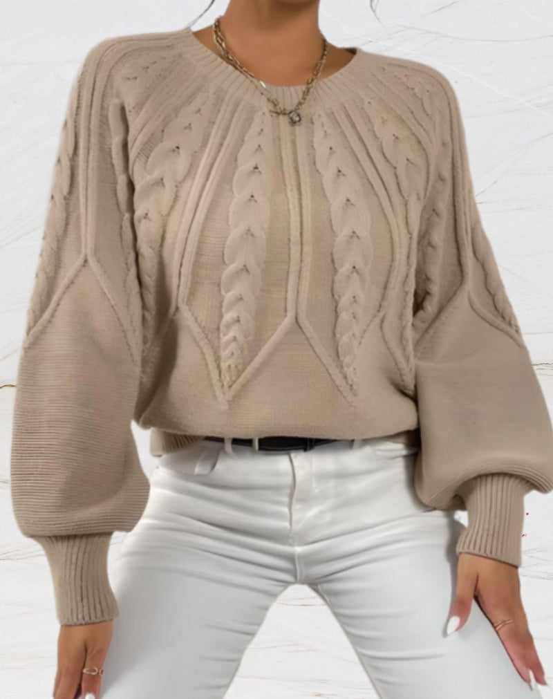 Vintage Inspired Sweater with a Contemporary Edge