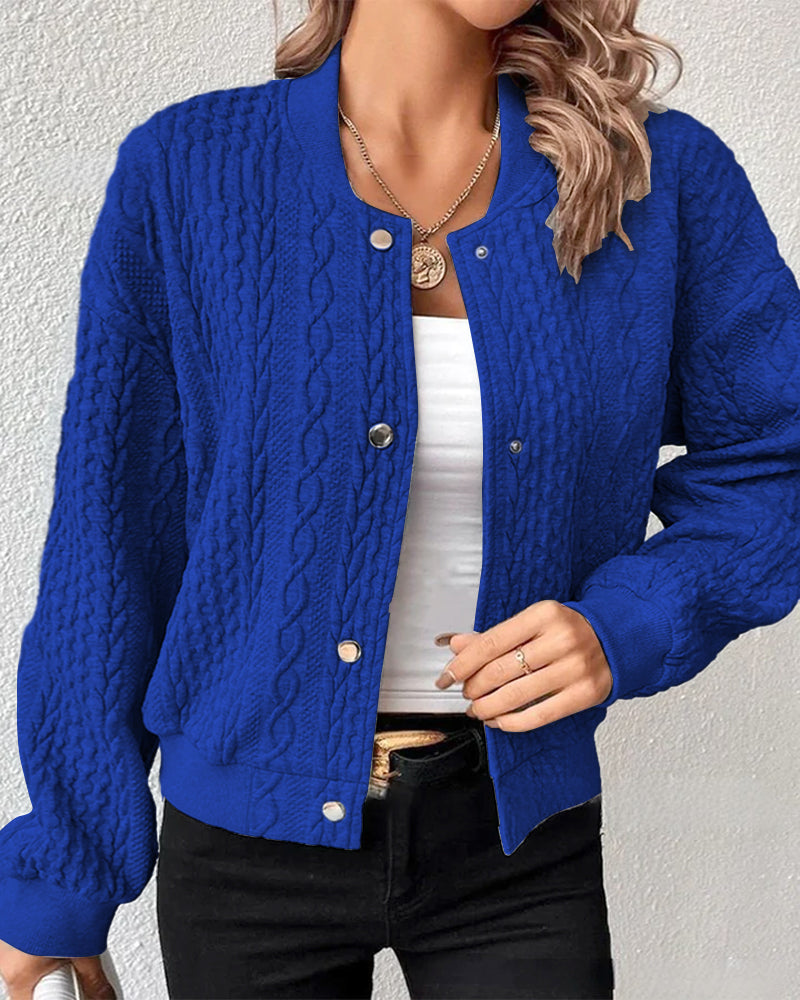 Well Tailored Cardigan with a Graceful Silhouette