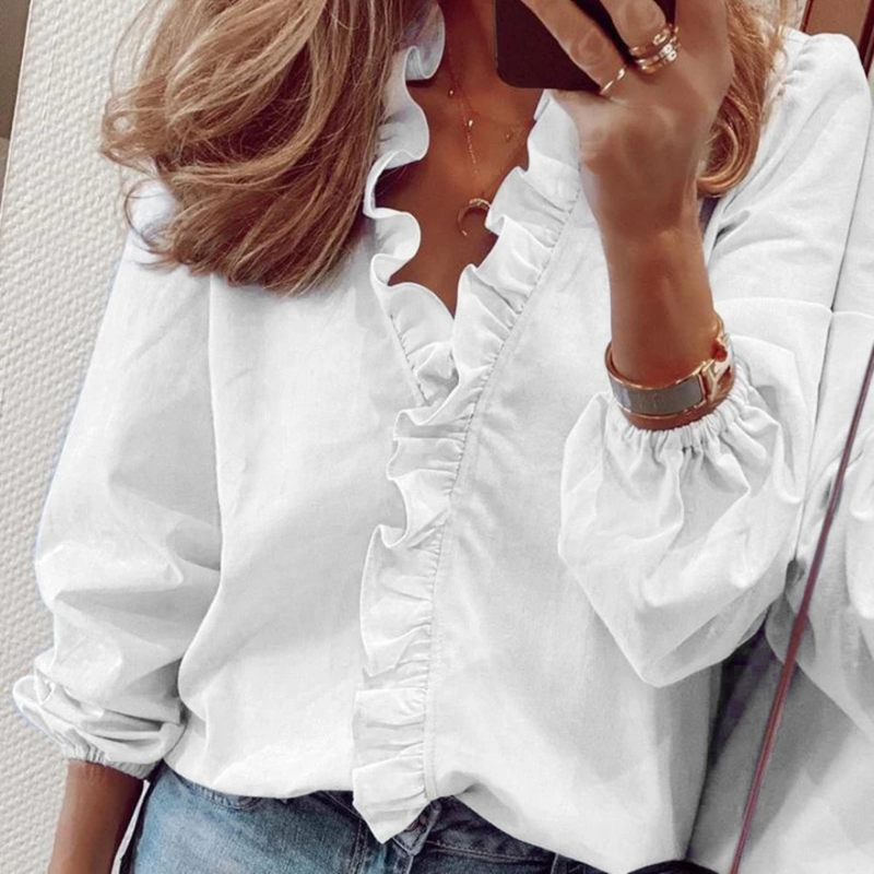 A Vintage Style Blouse with Delicate Timeless Details
