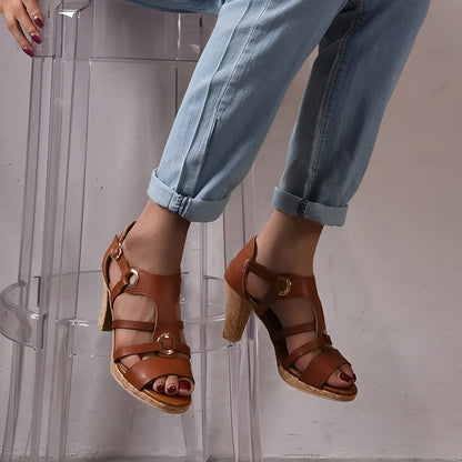 Chic Orthopedic Heels with Unique Design