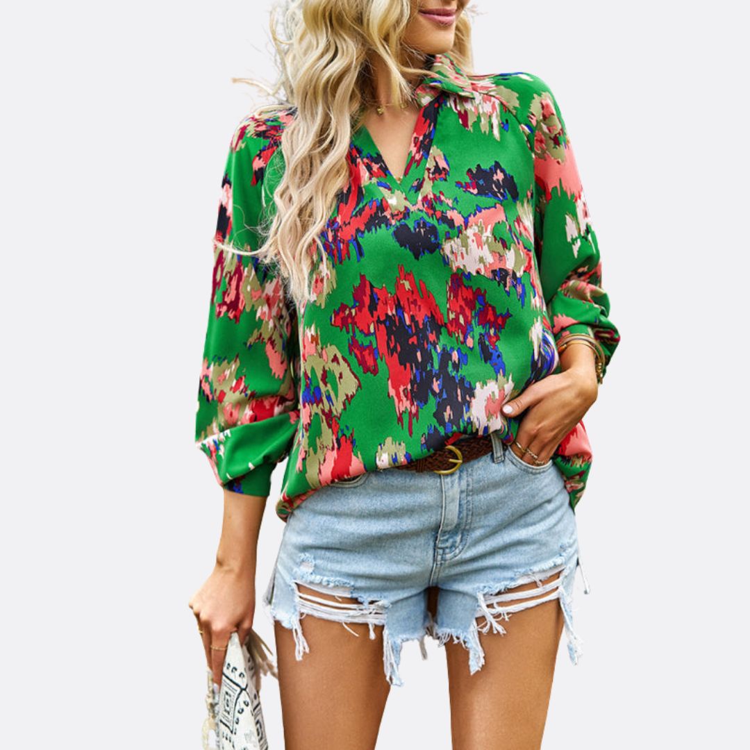 Vintage Inspired Blouse with a Contemporary Edge