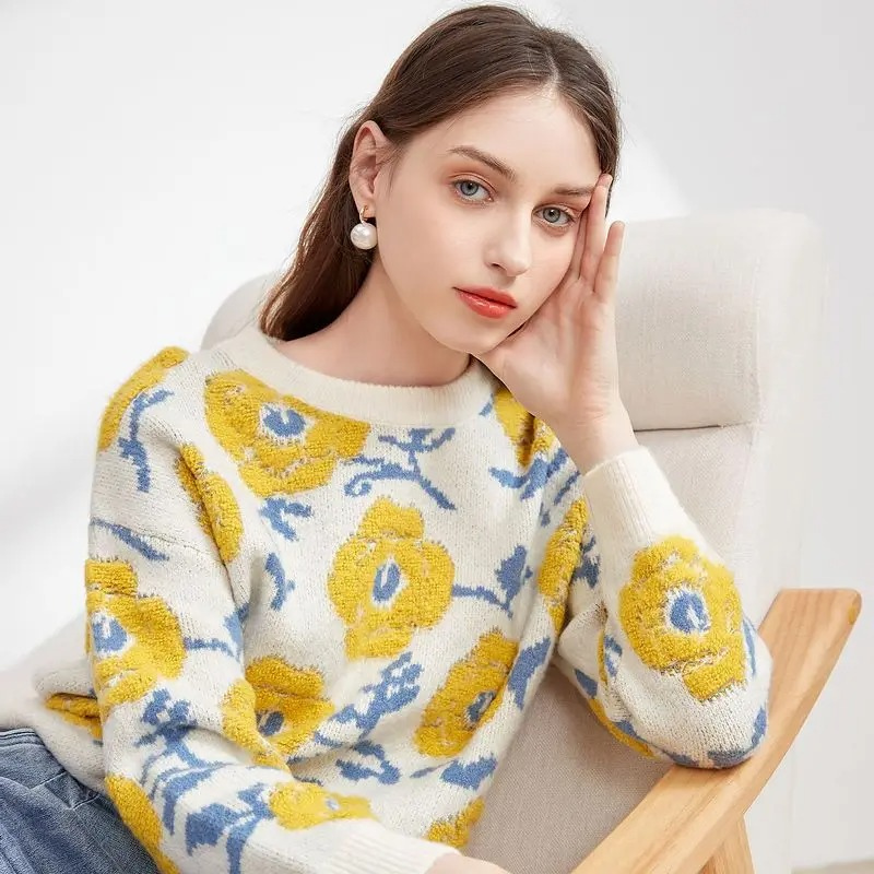 A Vintage Style Sweater with Delicate Timeless Details