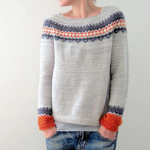 A Vintage Style Sweater with Delicate Timeless Details