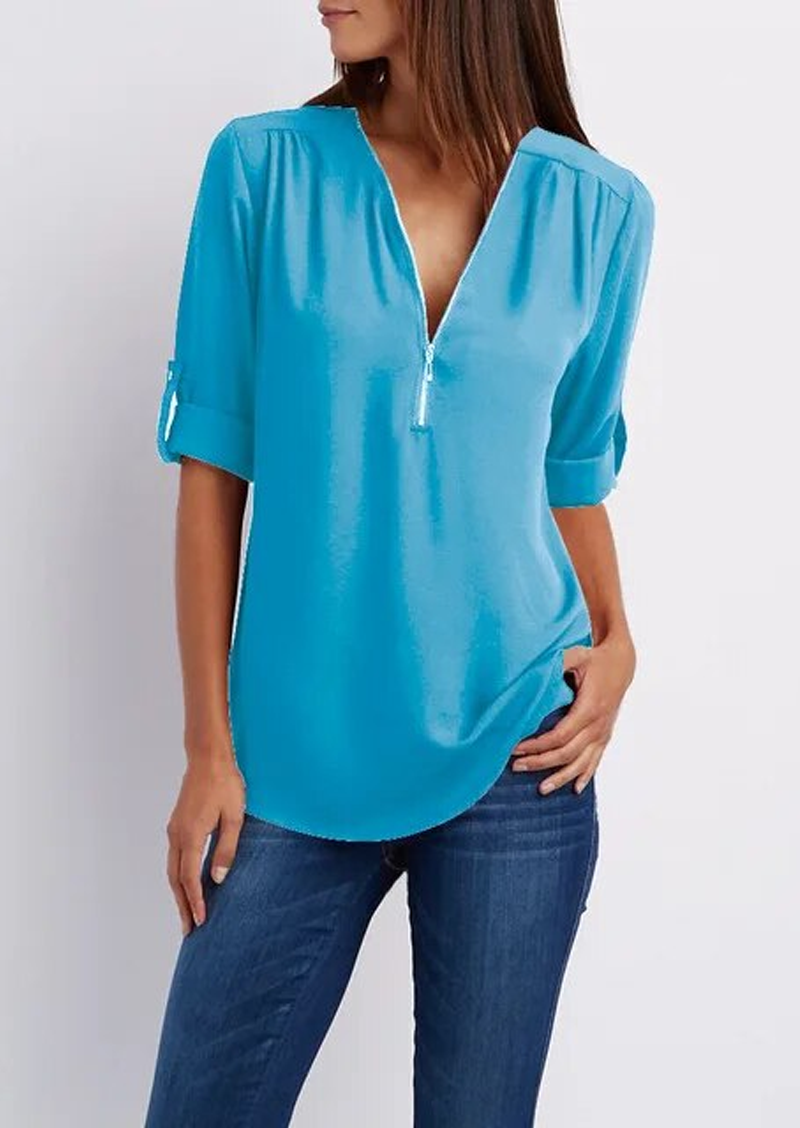 Beautifully Finished Blouse in a Timeless Design