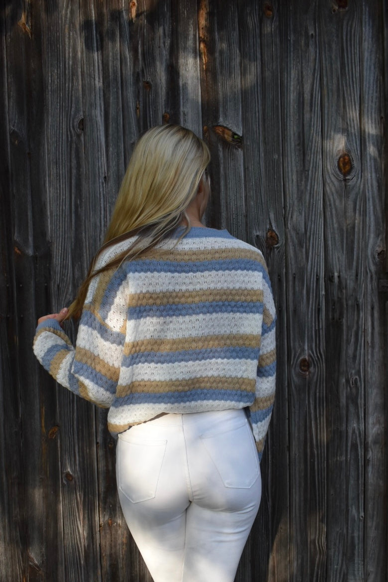 Vintage Inspired Sweater with a Contemporary Edge