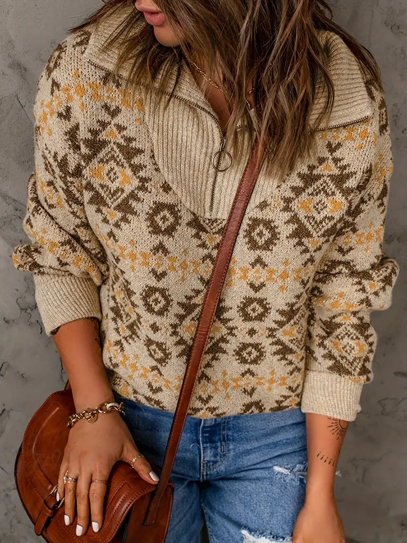 Well Tailored Sweater with a Graceful Silhouette