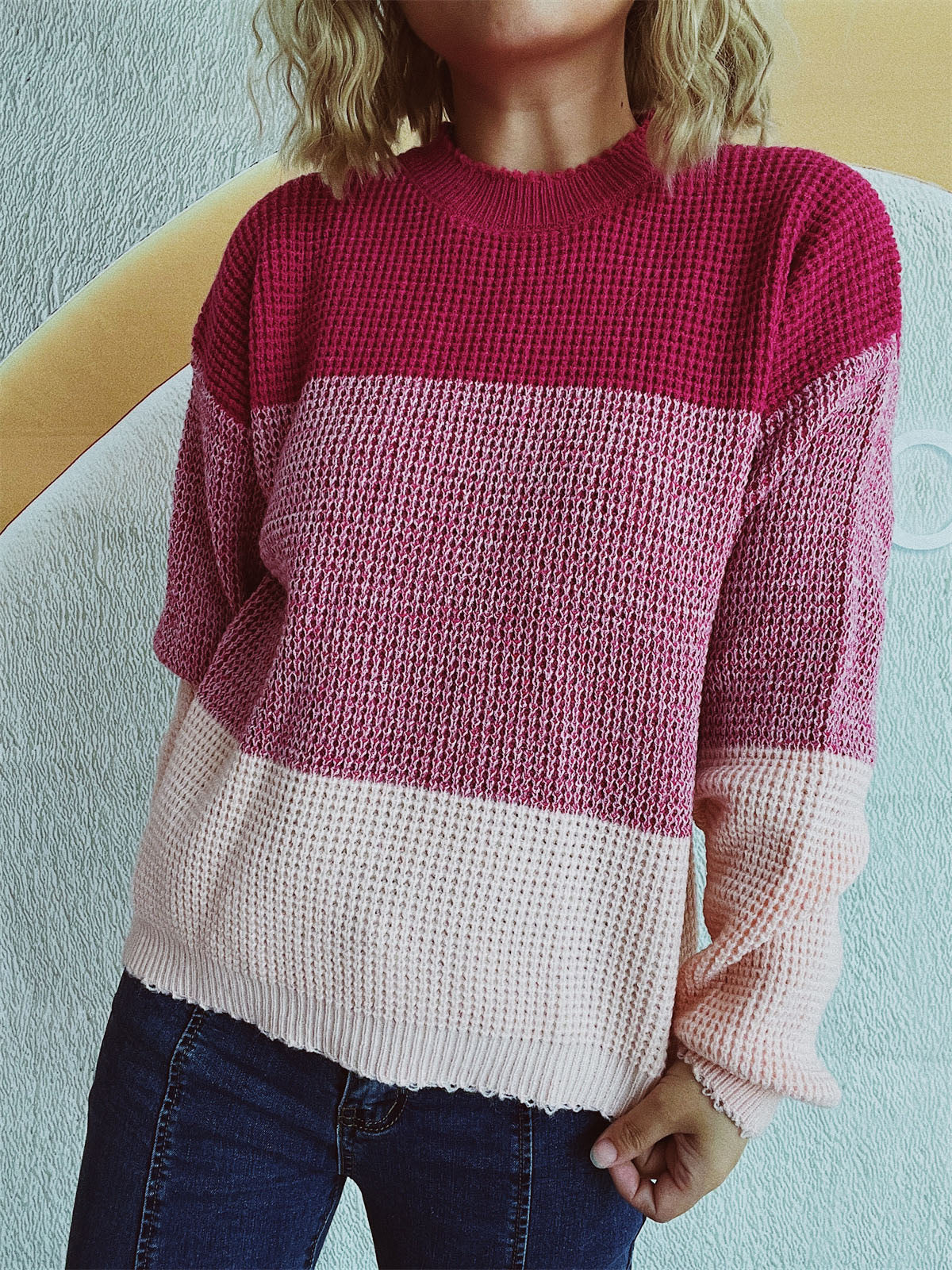 Classic Vintage Sweater with a Flattering Fit