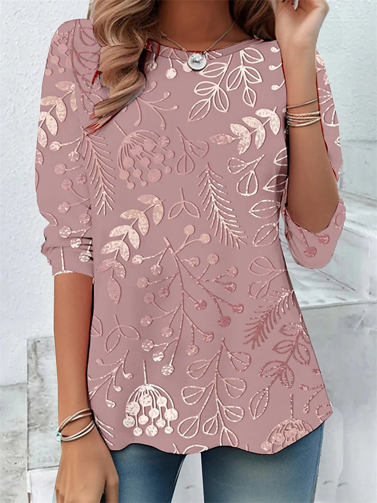 Sulokkaasti suunniteltu Pusero