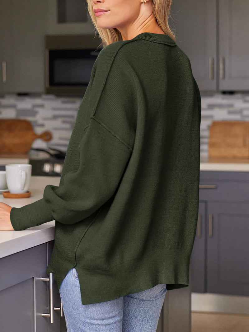 Well Tailored Sweater with a Graceful Silhouette