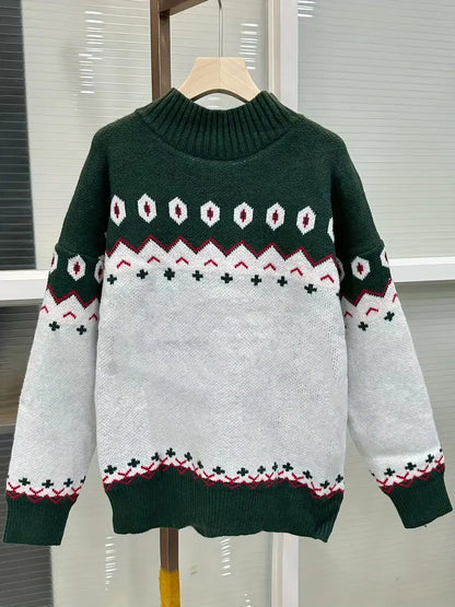 Vintage Inspired Sweater with a Contemporary Edge