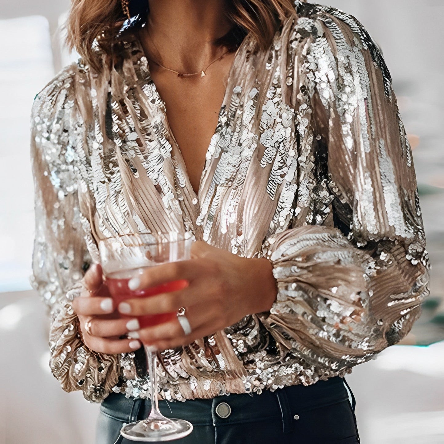 Gracefully Styled Blouse for Any Occasion