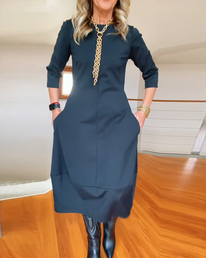 Well Tailored Dress with a Graceful Silhouette