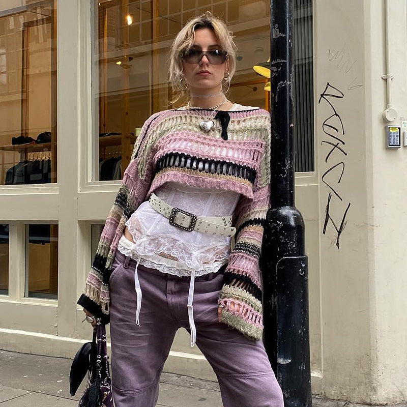 Ajaton vintage-tyyli Villapaita