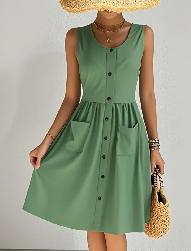 A Vintage Style Dress with Delicate Timeless Details