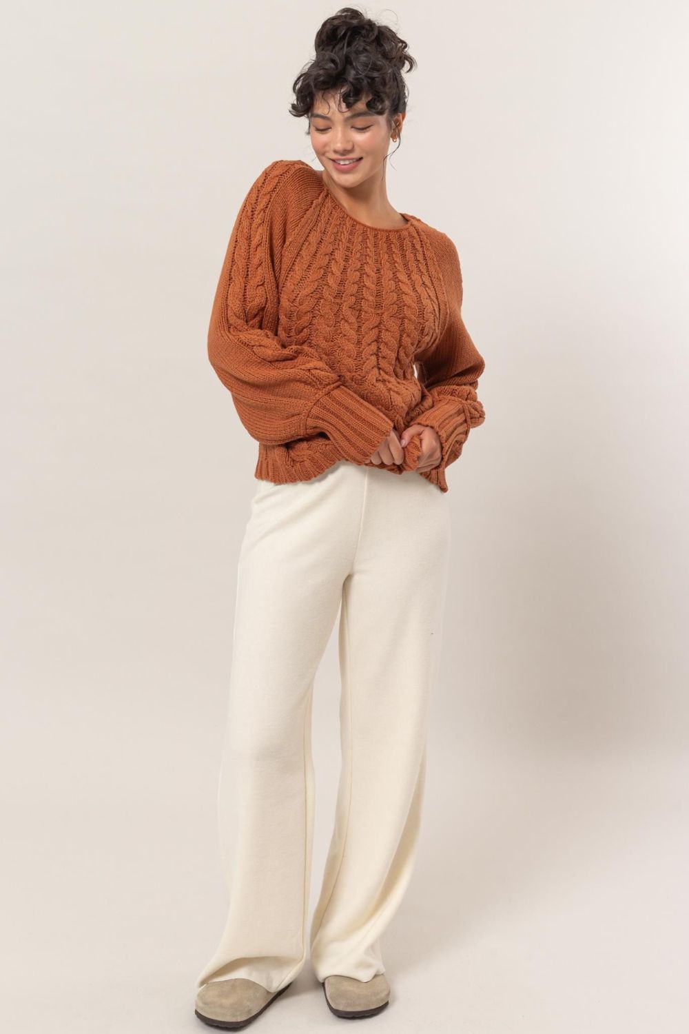 Classic Vintage Sweater with a Flattering Fit