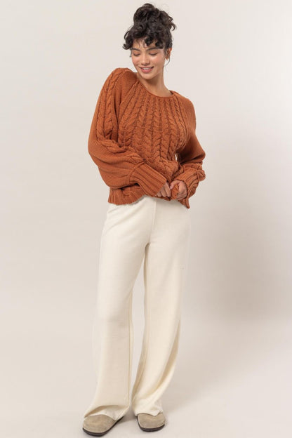 Classic Vintage Sweater with a Flattering Fit