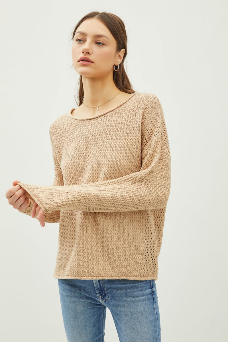 A Vintage Style Sweater with Delicate Timeless Details