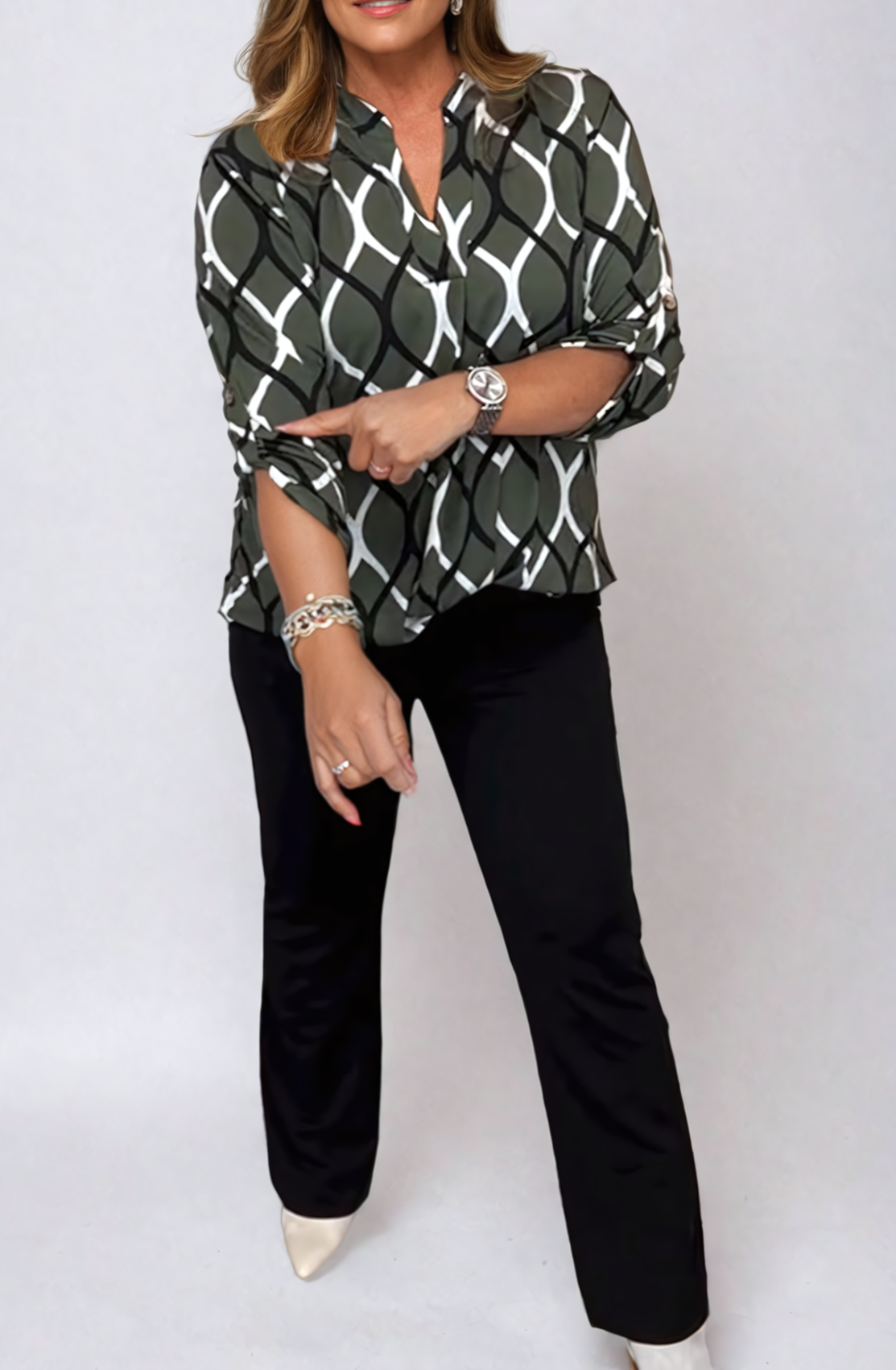 A Vintage Style Blouse with Delicate Timeless Details