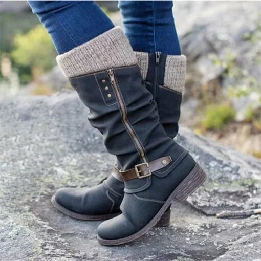 Chic Orthopedic Boots with Unique Design